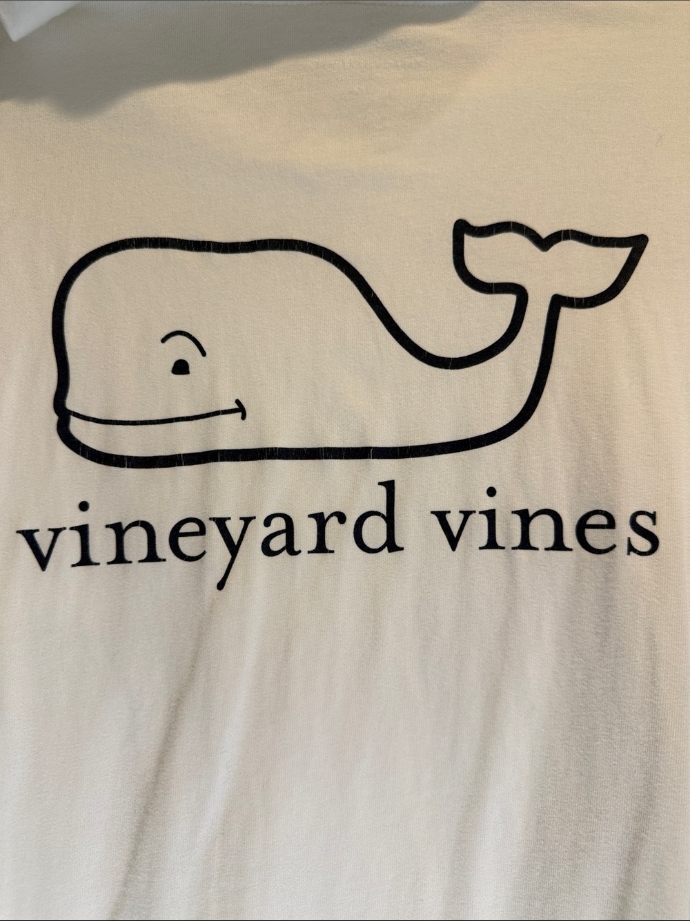 Vineyard Vines Women’s White Hoodie Tee with Whale Pocket Size M - Picture 5 of 6